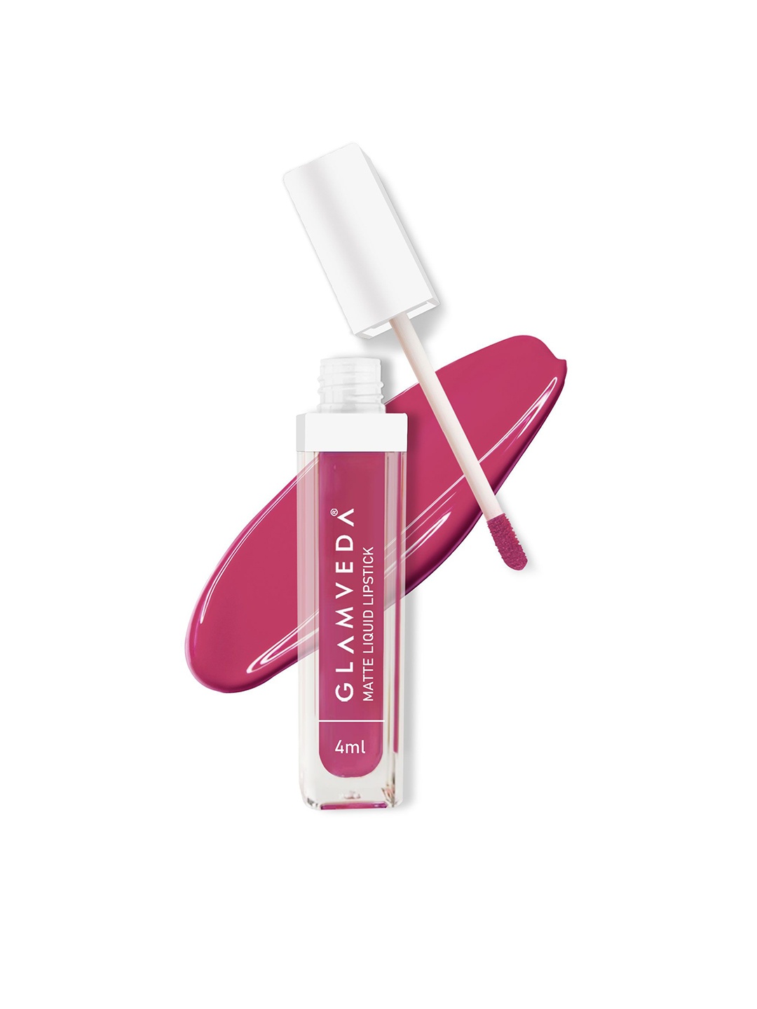 

GLAMVEDA 12Hr Stay Transfer Proof & Lightweight Matte Liquid Lipstick 4ml - Lovesick 014, Pink