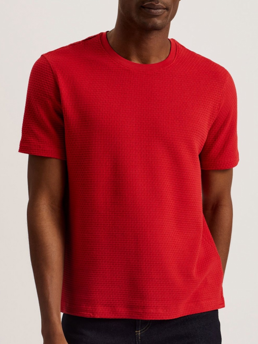 

Ted Baker Men Applique T-shirt, Red