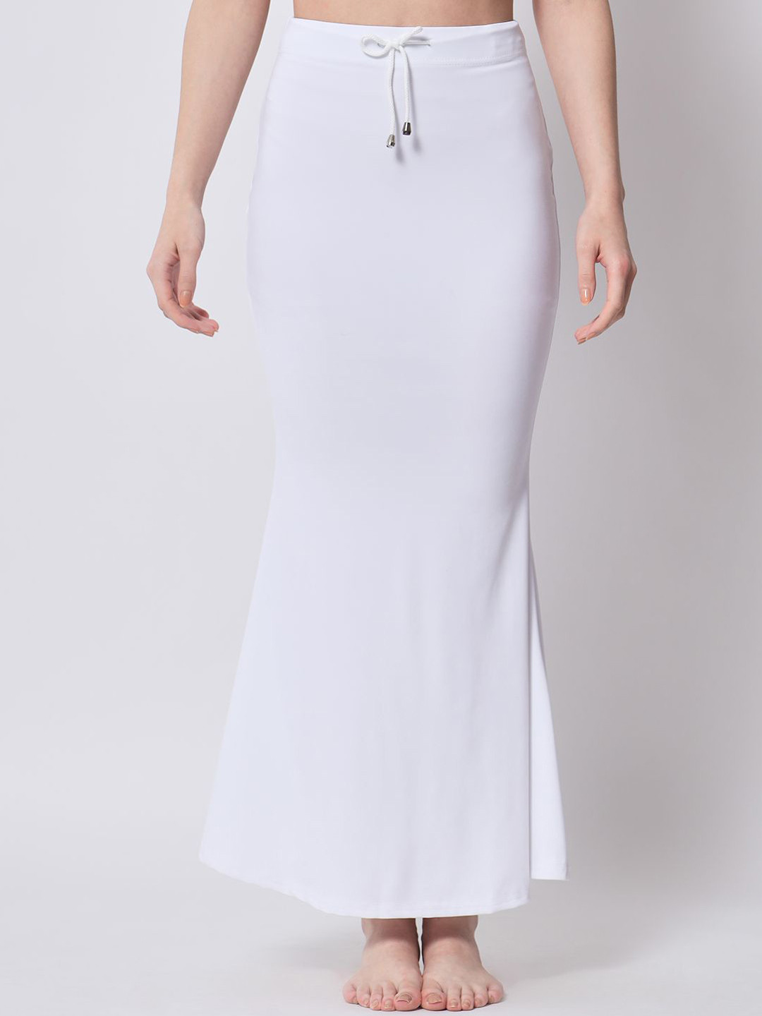 

SELETA Mermaid-Fit Saree Shapewear STWTSSFC01, White