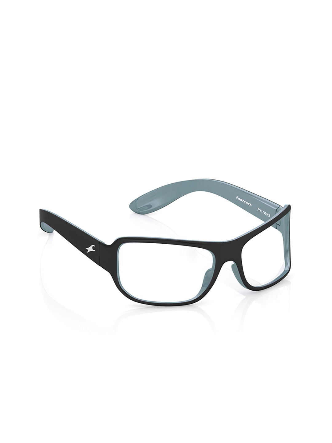 

Fastrack Men Sports Sunglasses with UV Protected Lens P117WH3V, Transparent