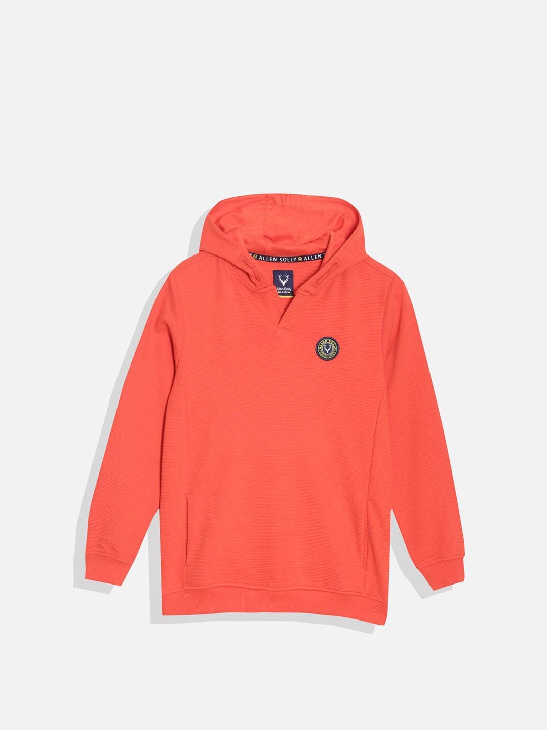 

Allen Solly Junior Boys Hooded Sweatshirt, Peach