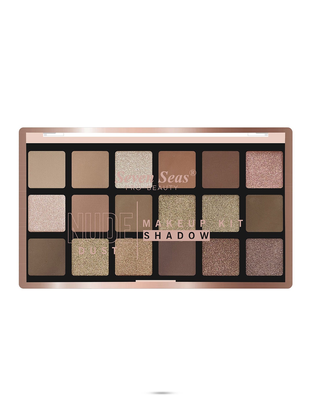 

Seven Seas Pro Beauty Long Lasting Eyeshadow Palette-48g- Nude Dust 01, Na