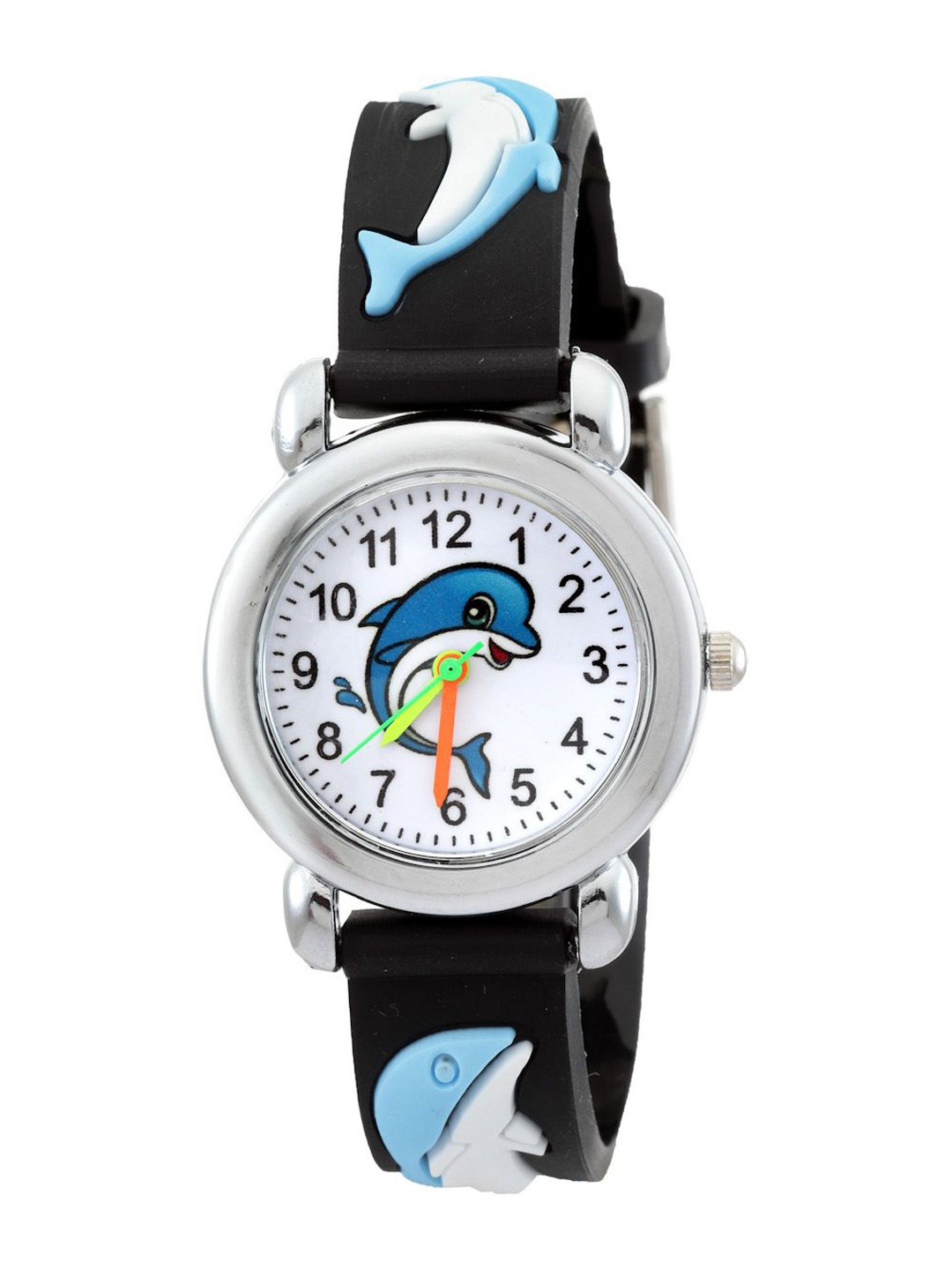 

Stoln Kids Round Dial Analog Watch, Black