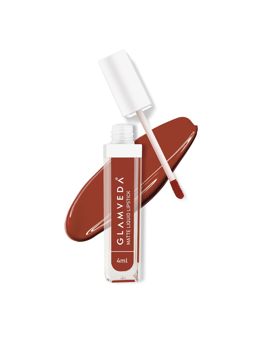 

GLAMVEDA Transferproof Matte Liquid Lipstick- 4ml- Hippy - 024, Brown