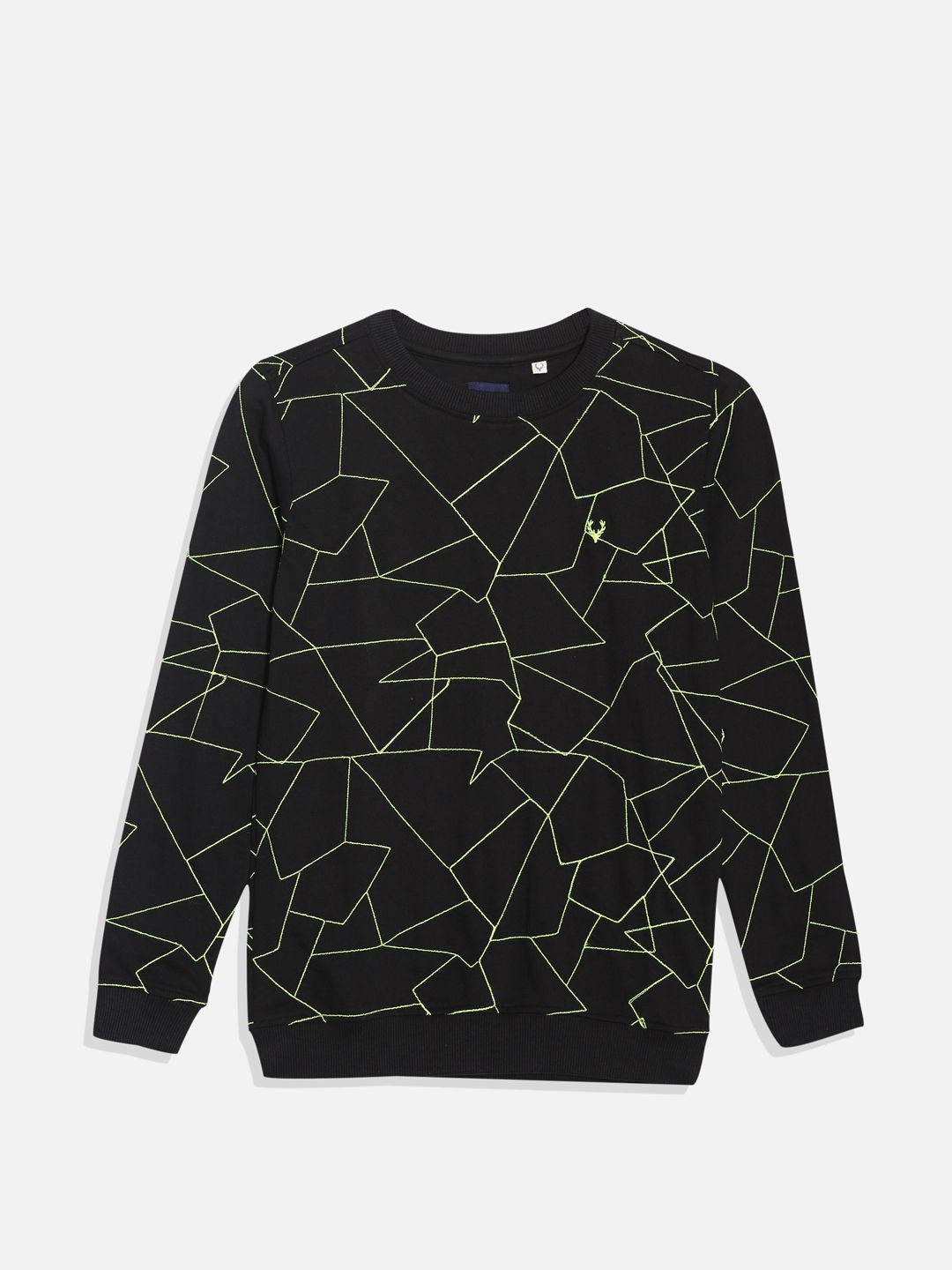 

Allen Solly Junior Boys Printed Sweatshirt, Black