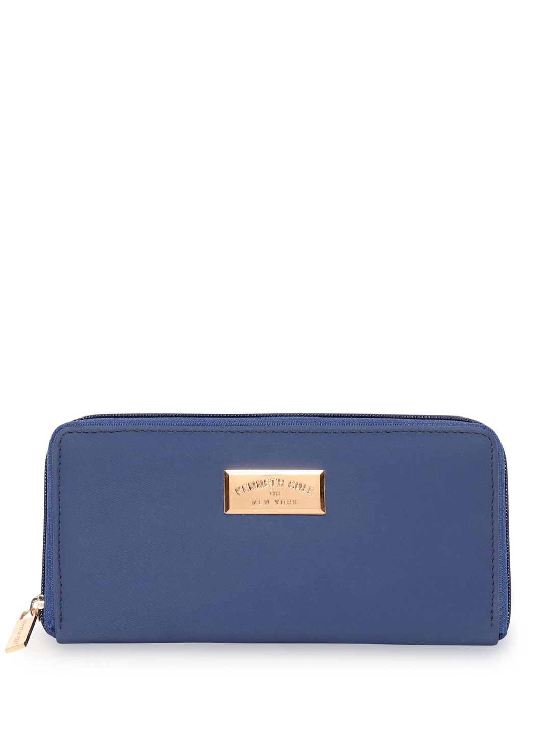 

Kenneth Cole Women PU Zip Around Wallet, Blue