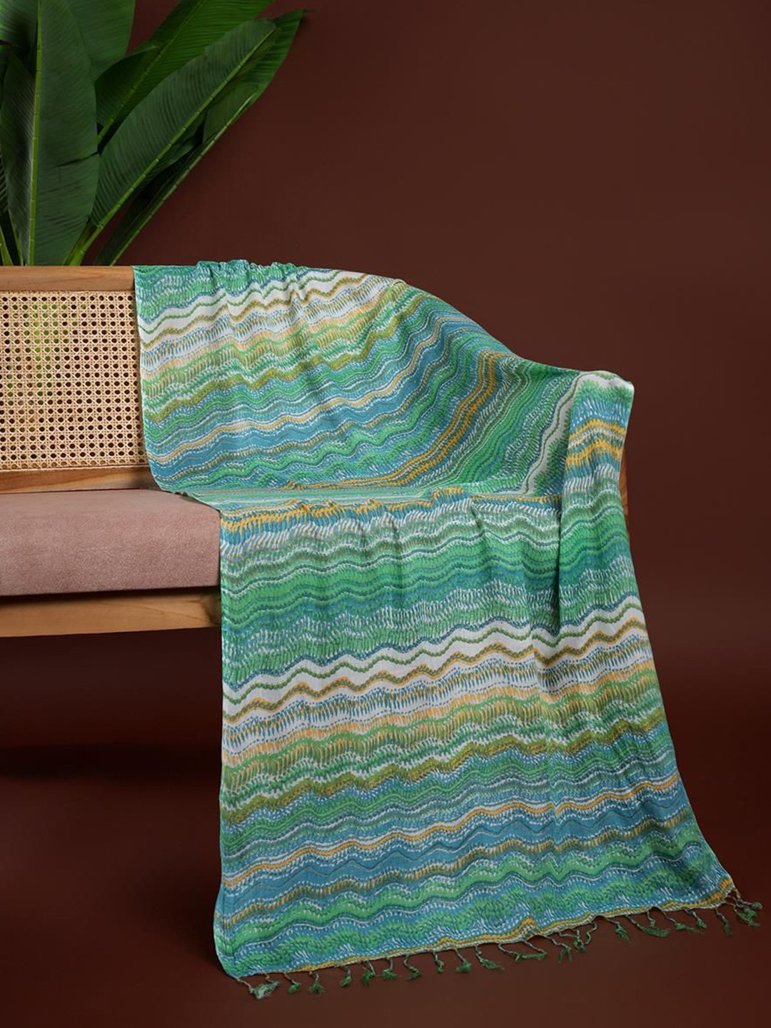 

J Style Women Printed Scarf, Green