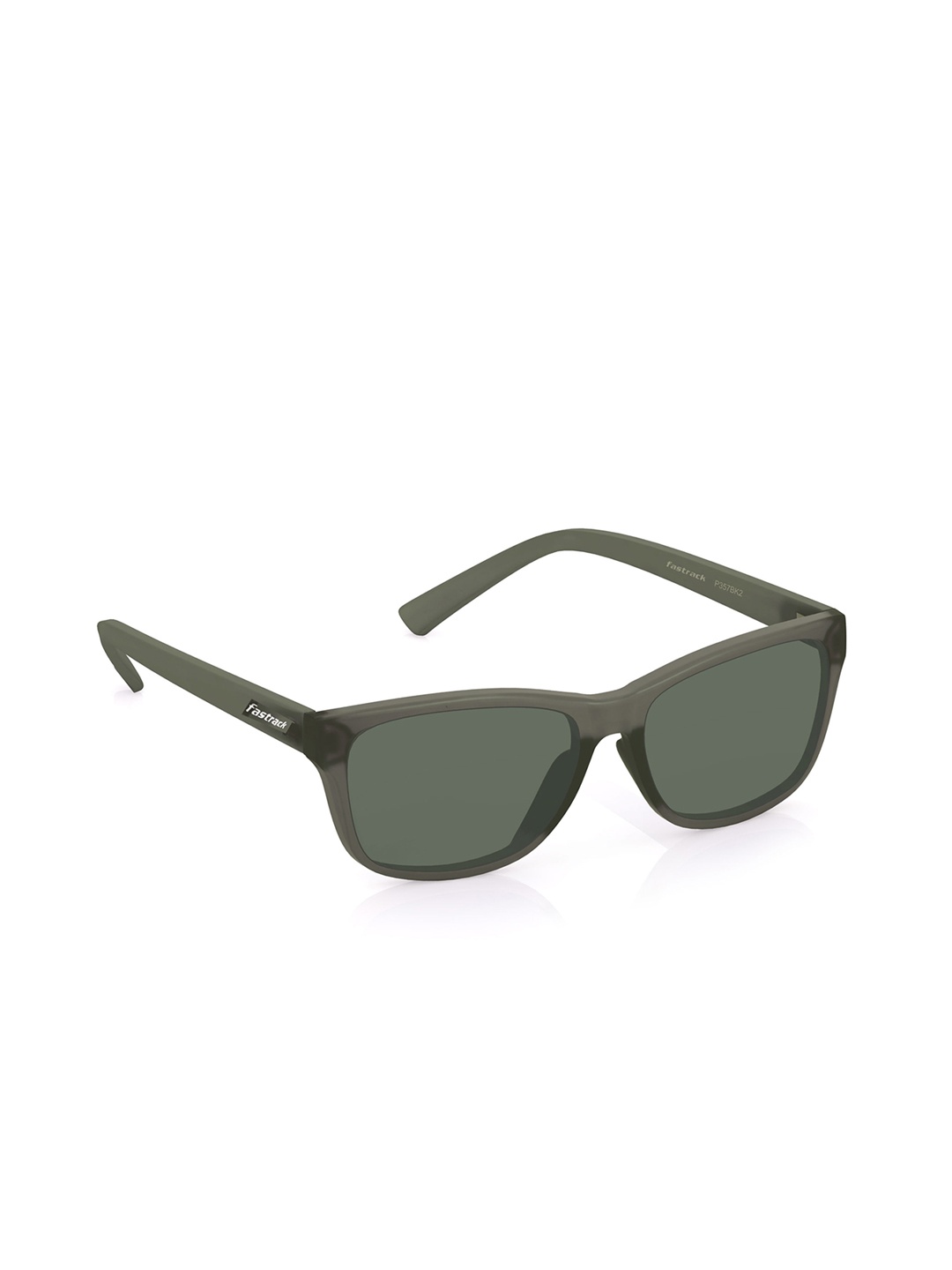 

Fastrack Men Square Sunglasses with UV Protected Lens P357BK2V, Black