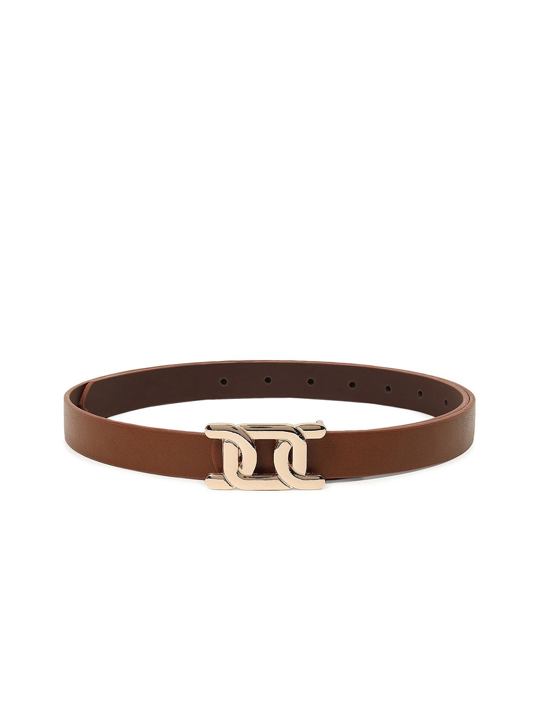 

CRUSSET Women PU Formal Belt, Tan