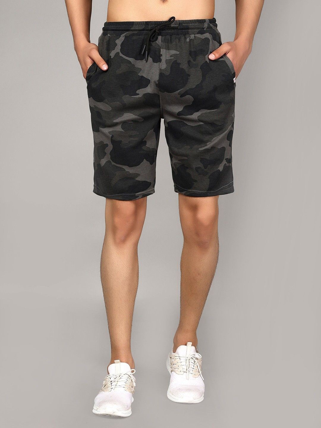 

Cot'N Soft Men Camouflage Regular Fit Printed Shorts, Grey