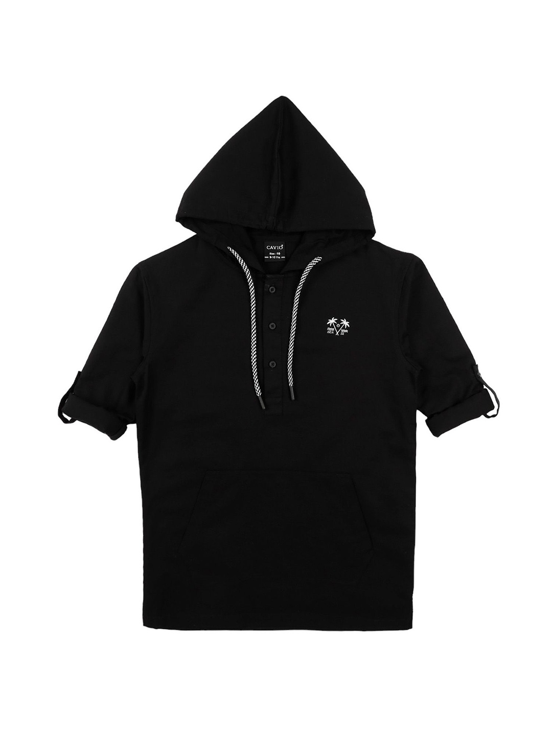 

CAVIO Boys Comfort Opaque Casual Shirt, Black