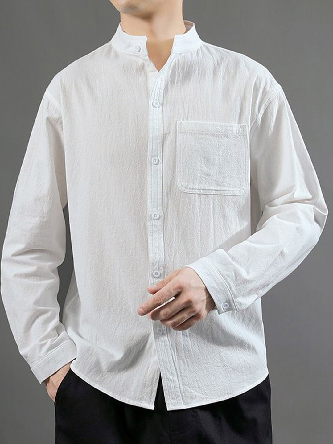 

StyleCast Men Opaque Party Shirt, White