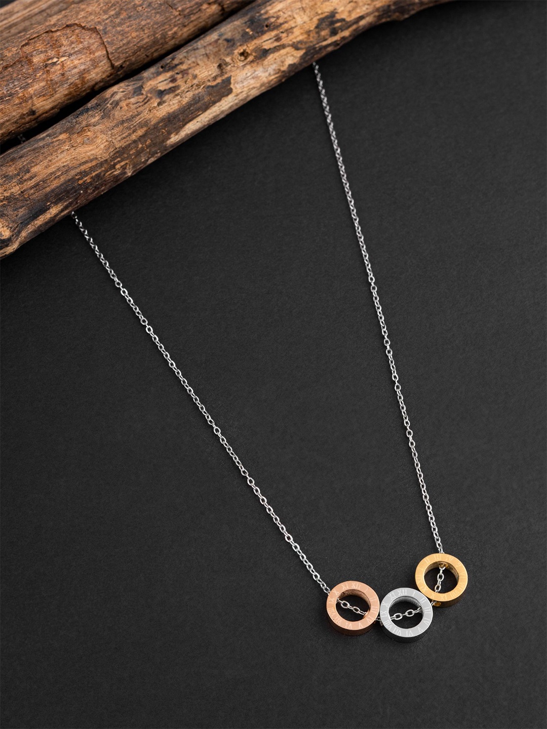 

E2O Silver-Plated Layered Necklace
