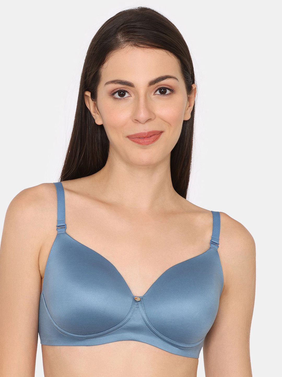 

Zivame Bra Medium Coverage Lightly Padded, Blue