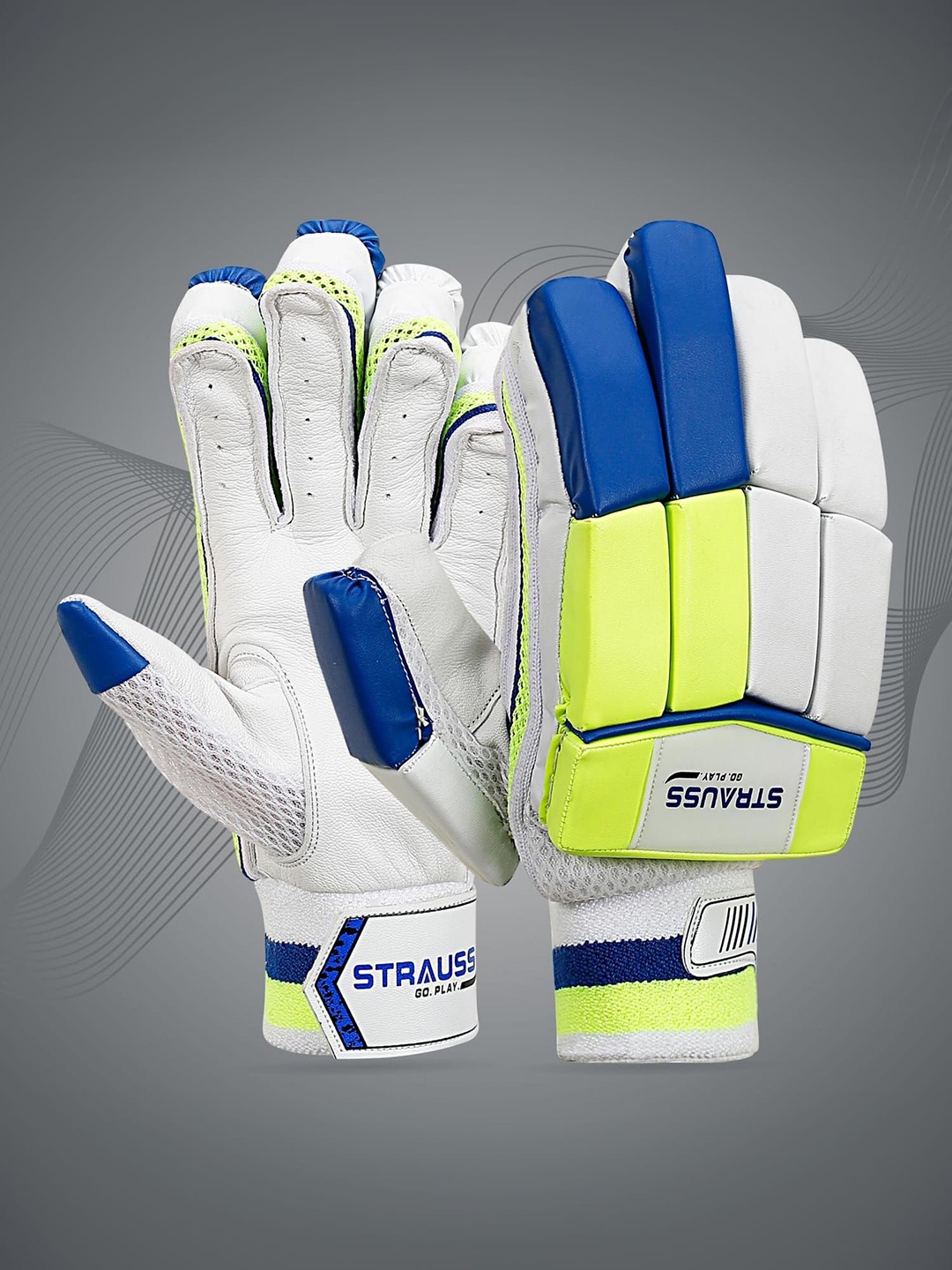 

STRAUSS Cricket Batting Gloves, White