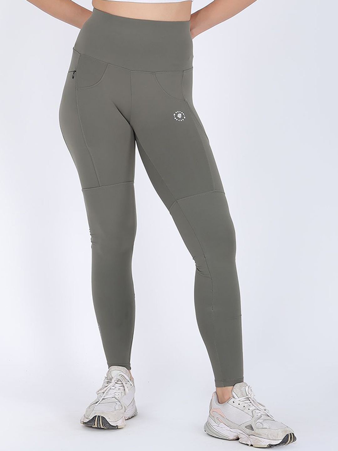 

M7 EMPIRE High Rise Skinny Fit Tights, Olive