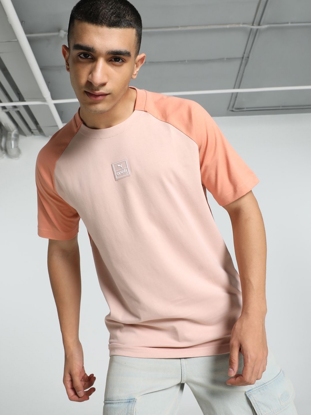 

one8 x PUMA Men Applique T-shirt, Pink