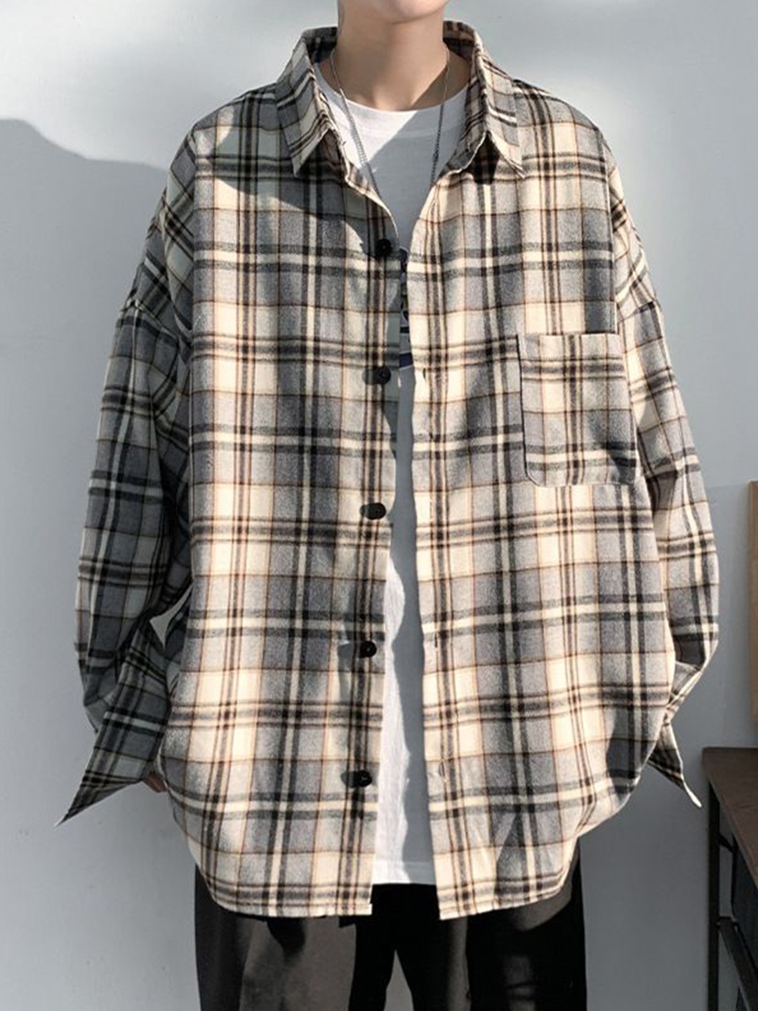 

StyleCast Men Tartan Checks Opaque Checked Casual Shirt, Multi