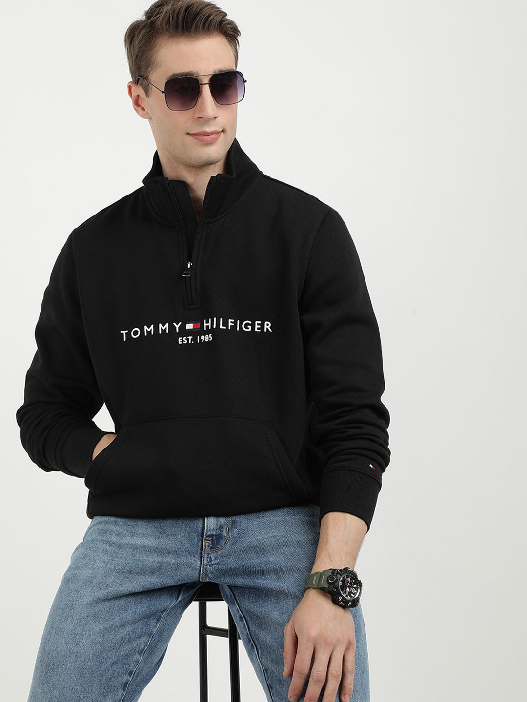 

Tommy Hilfiger Men Sweatshirt, Black