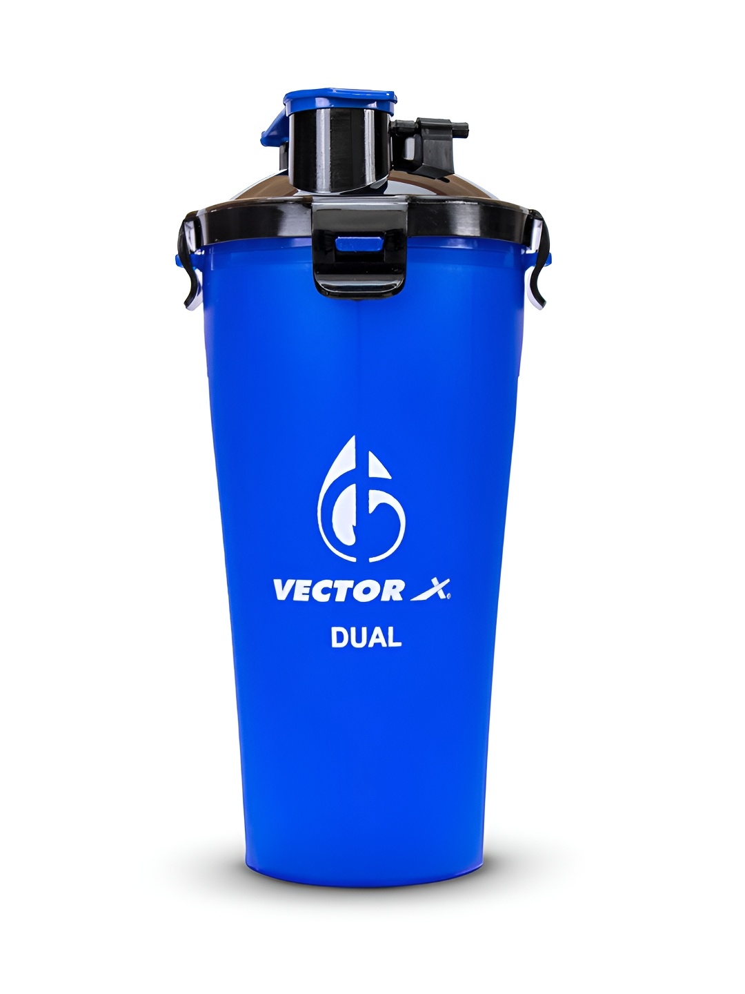 

VECTOR X Blue & Black BPA Free Shaker Water Bottle 700 ml