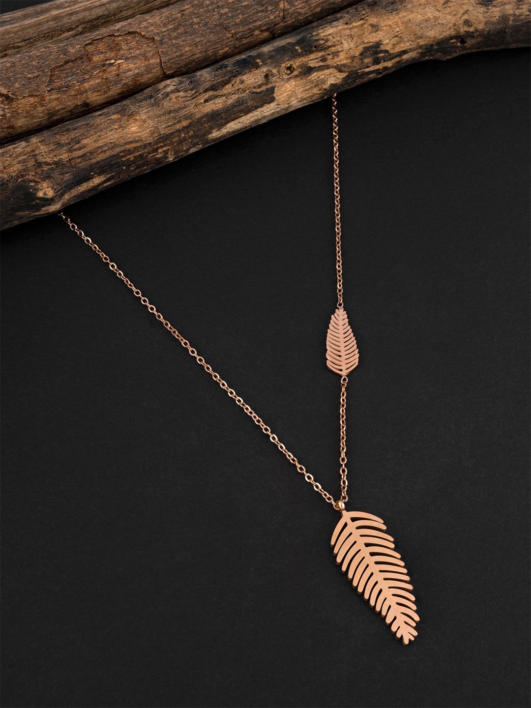 

E2O Rose Gold-Plated Layered Necklace