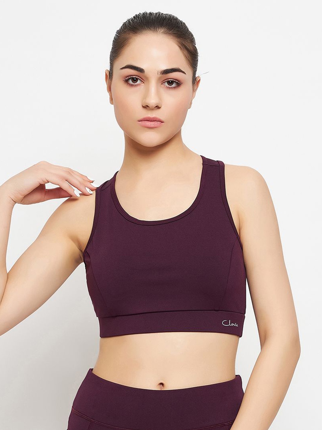 

Clovia Full Coverage Lightly Padded Bra, Purple