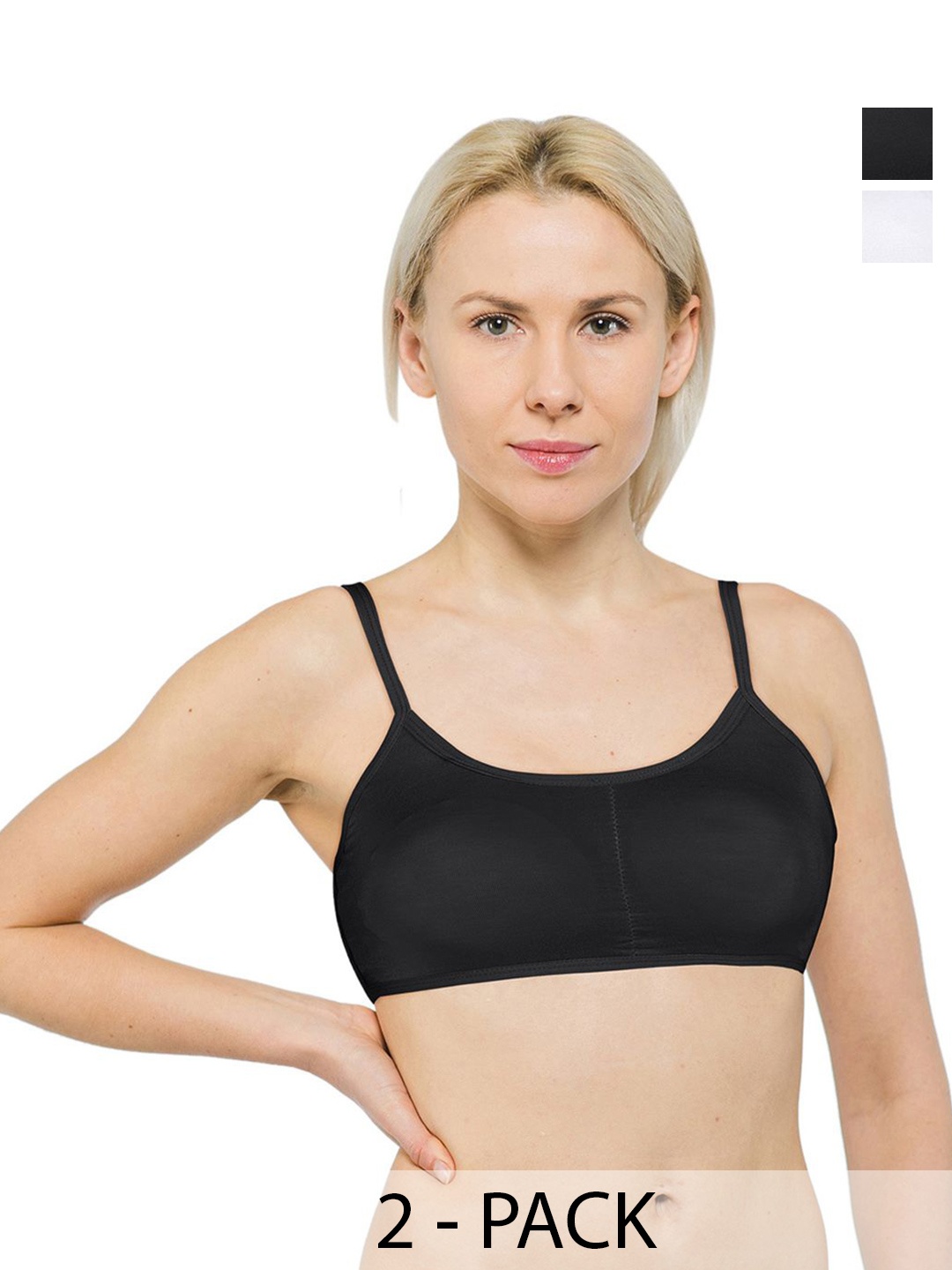 

ComfyStyle Bra Full Coverage Underwired Lightly Padded, Black