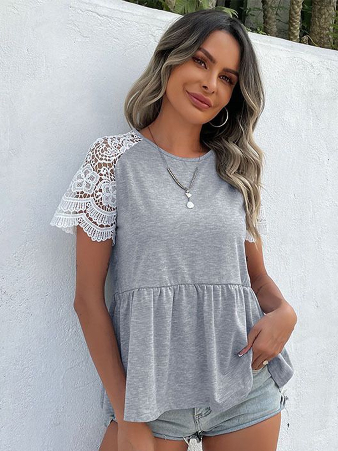 

HERE&NOW Top, Grey