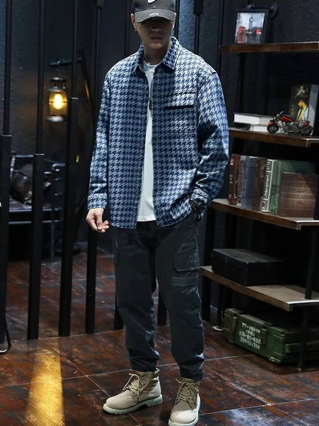 

StyleCast Men Tartan Checks Opaque Checked Casual Shirt, Blue