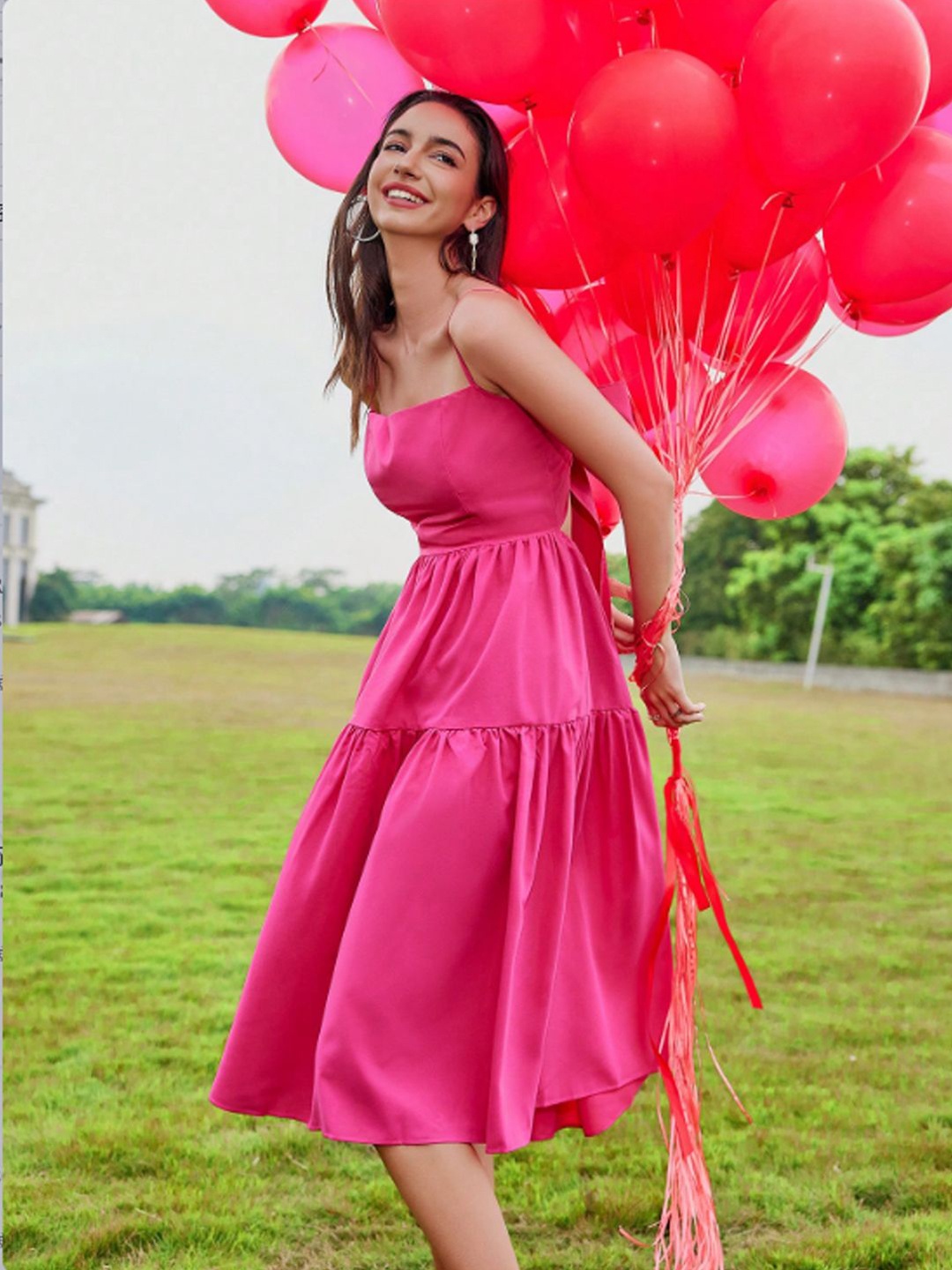 

StyleCast Fit & Flare Dress, Magenta