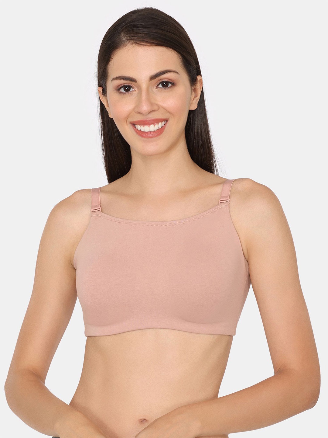 

Zivame Bra Medium Coverage Lightly Padded, Peach