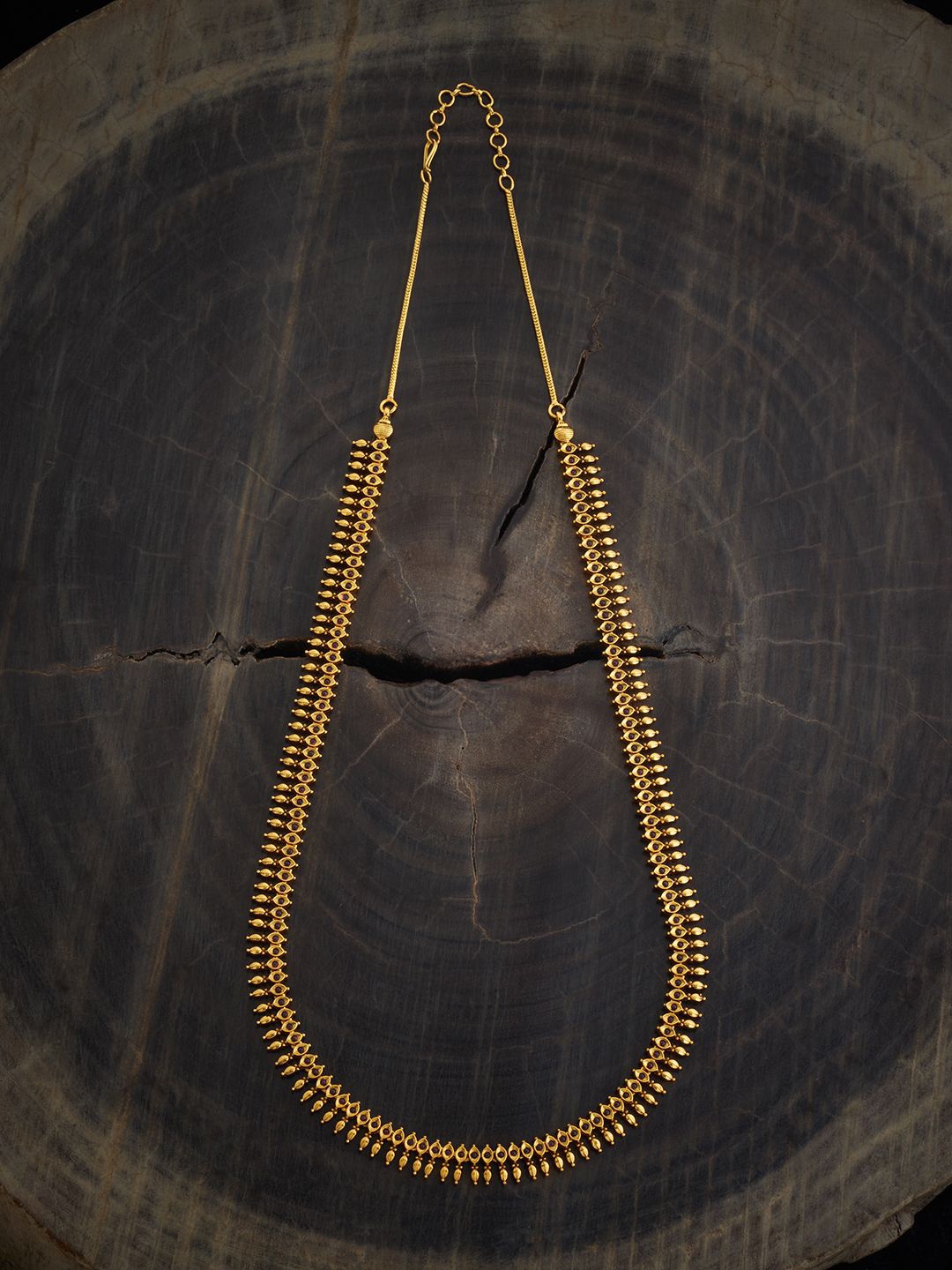 

Kushal's Fashion Jewellery Gold-Plated Artificial Stones Antique Necklace