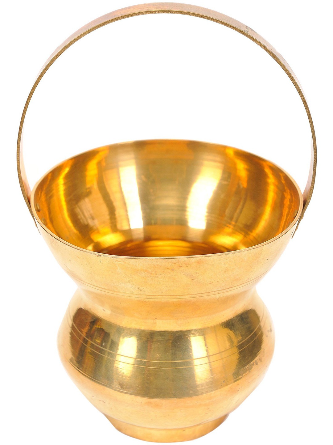 

Exotic India 7" Brass Kamandalu, Gold