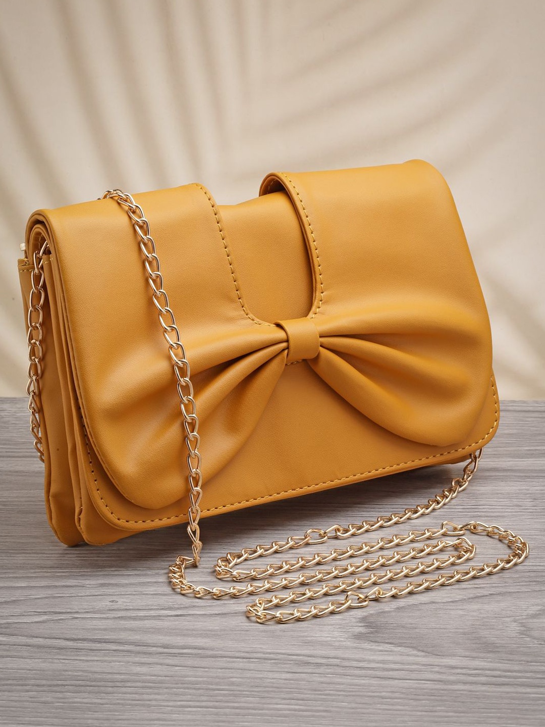 

LaFille Women Sling Bag, Mustard