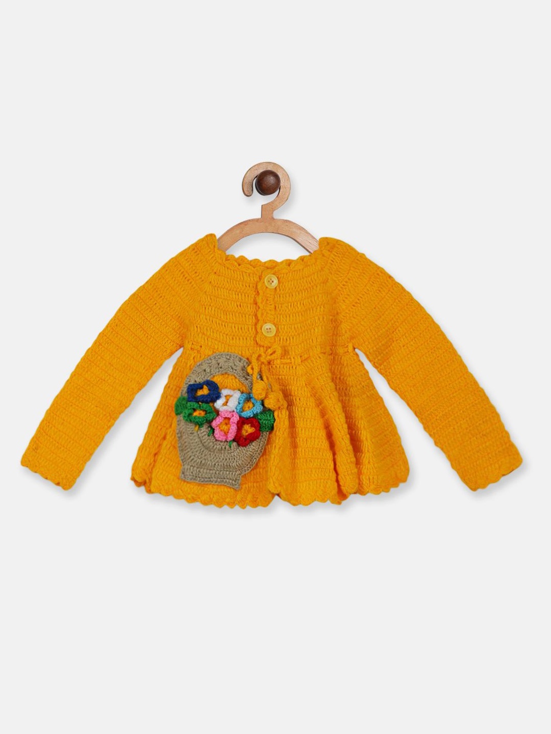 

CHUTPUT Pure Wool Fit and Flare Dress, Yellow