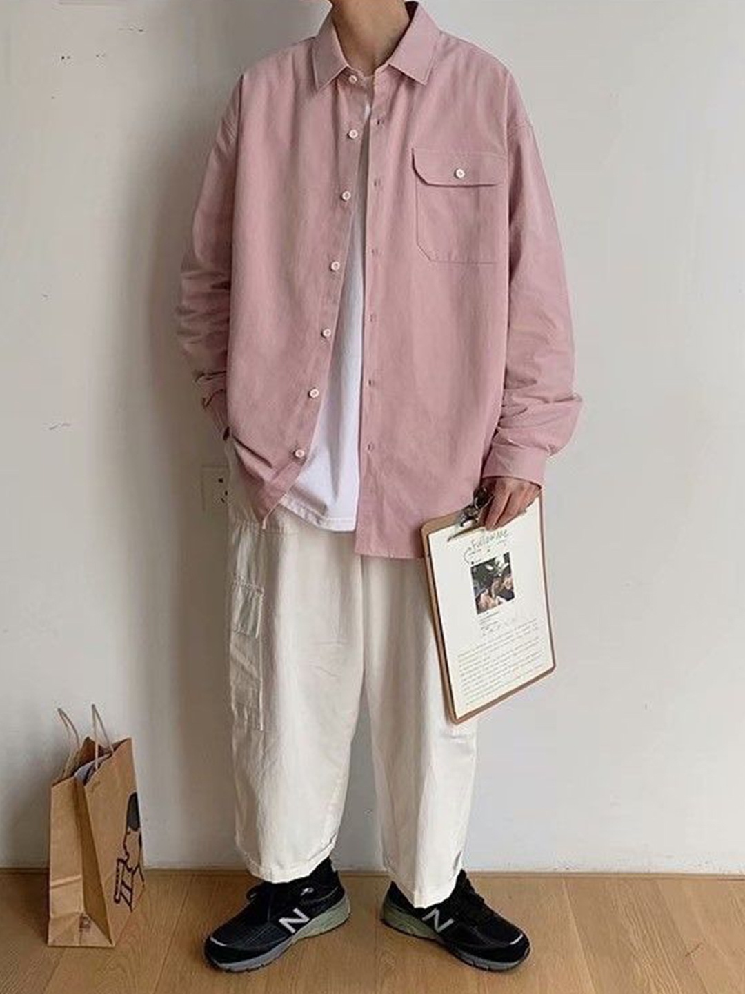 

StyleCast Men Opaque Casual Shirt, Pink