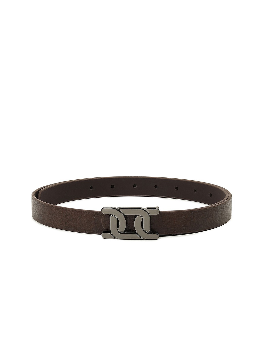 

CRUSSET Women PU Formal Belt, Brown
