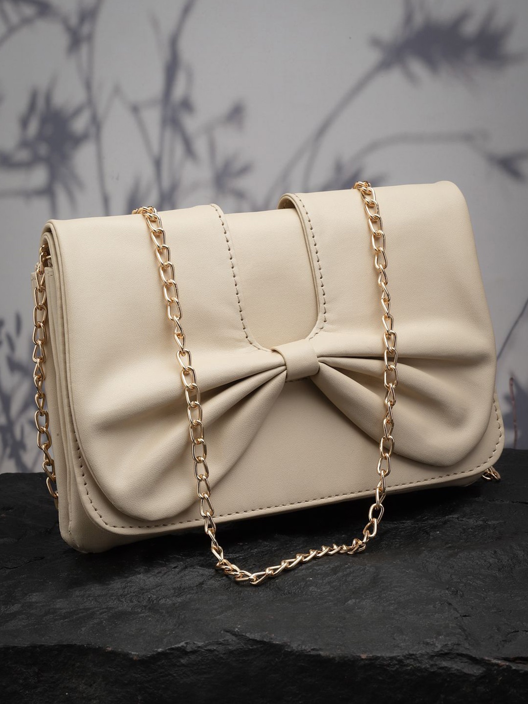 

LaFille Women Sling Bag, Cream