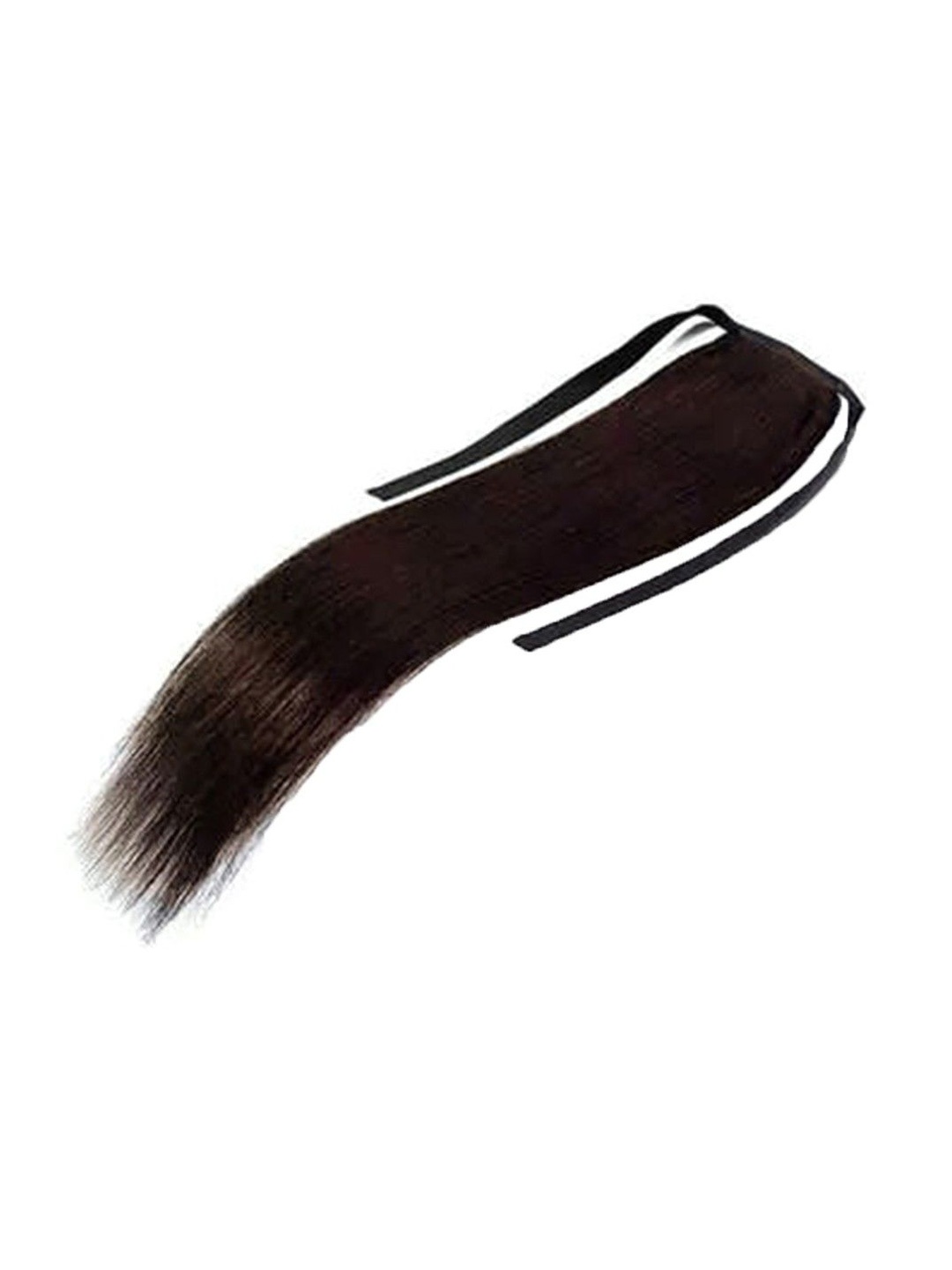 

VAGHBHATT Clip-on Long Ponytail Hair Extension With Curly Tail Natural Black