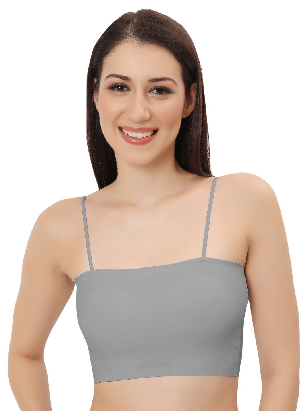 

Bella Voste Women Bralette Full Coverage Lightly Padded Bra, Grey