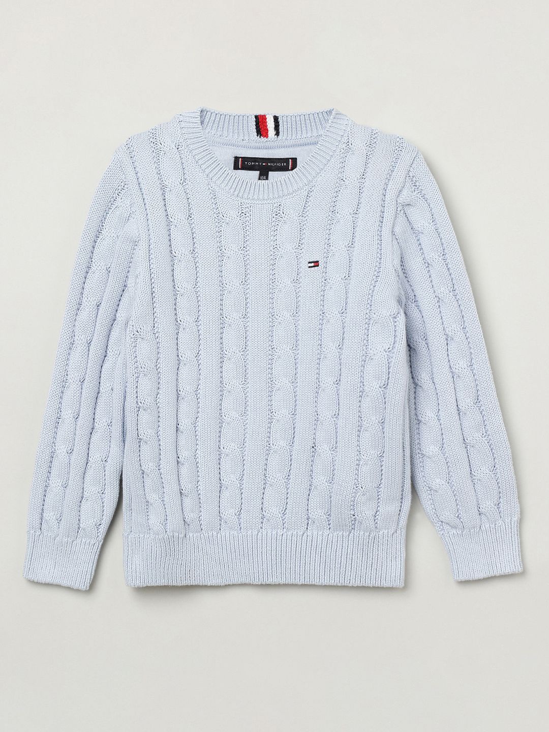 

Tommy Hilfiger Boys Cable Knit Pullover, Blue