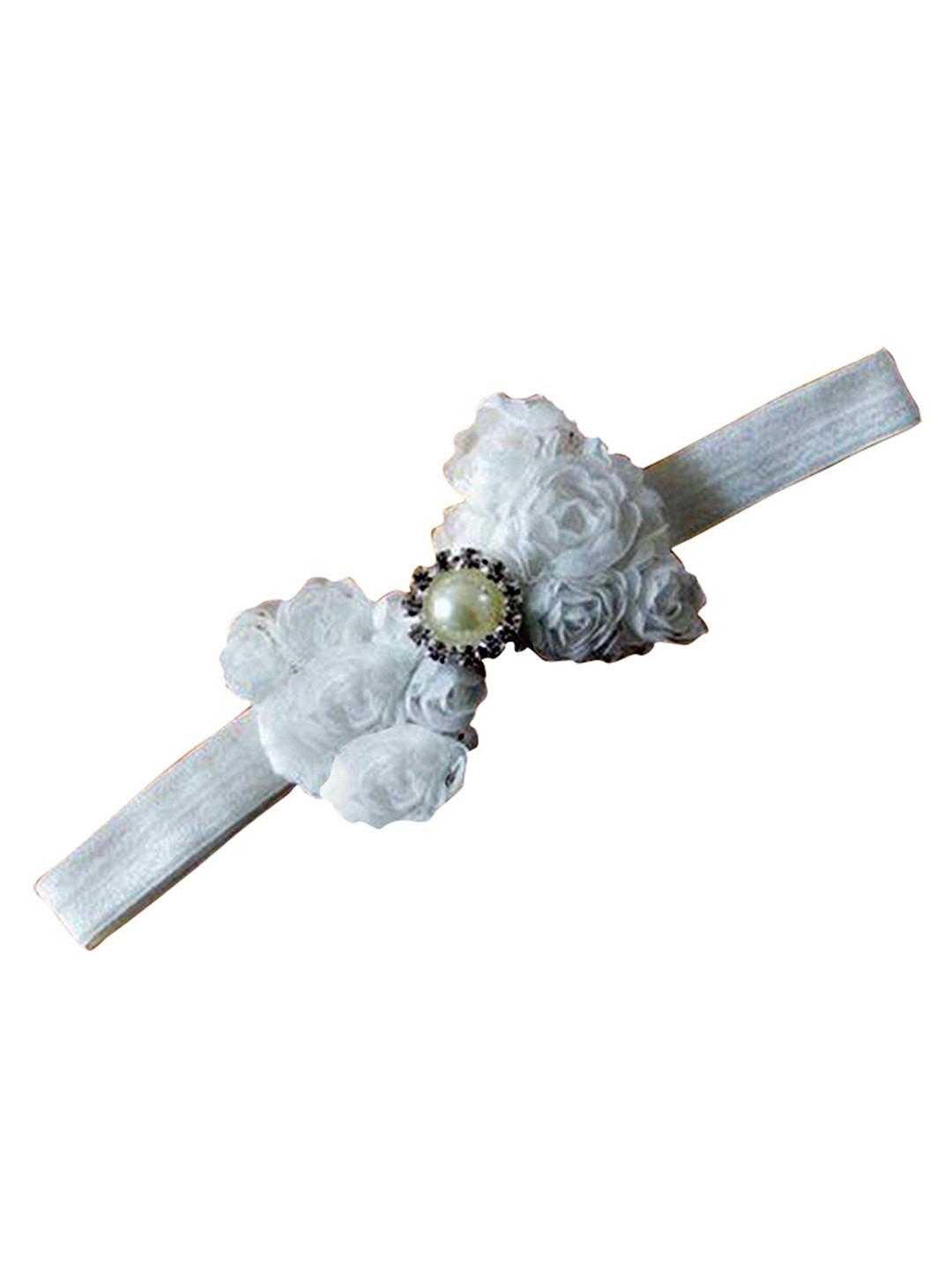 

BAESD Girls Embellished Hairband, White