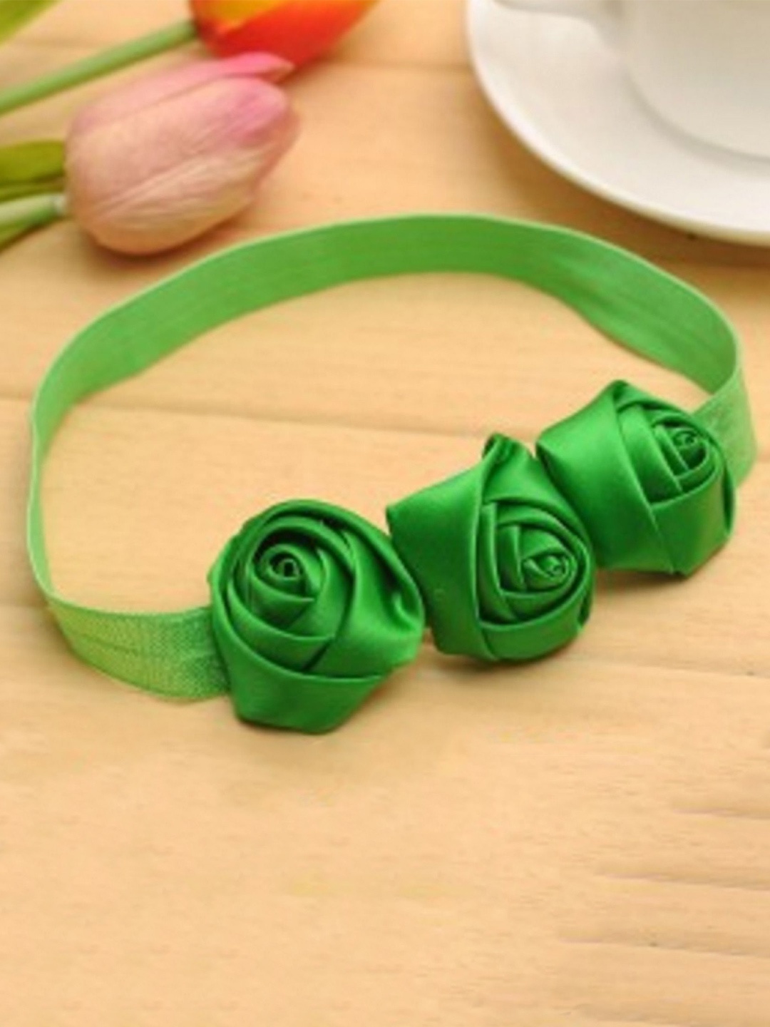 

BAESD Girls Embellished Hairband, Green