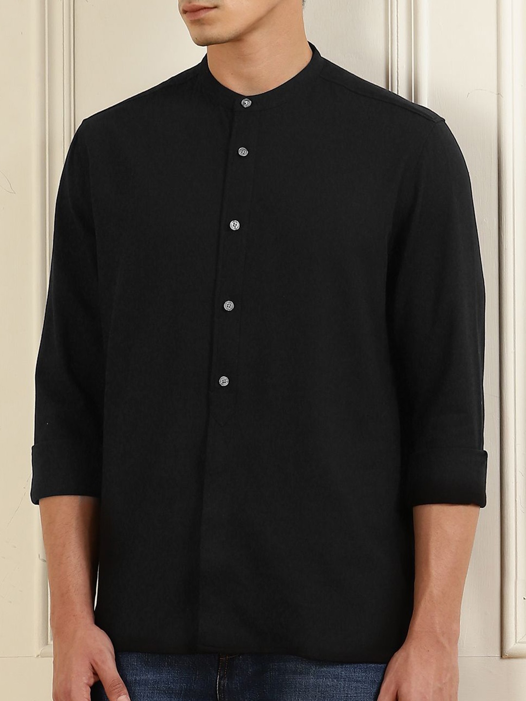 

Ted Baker Men Opaque Casual Shirt, Black
