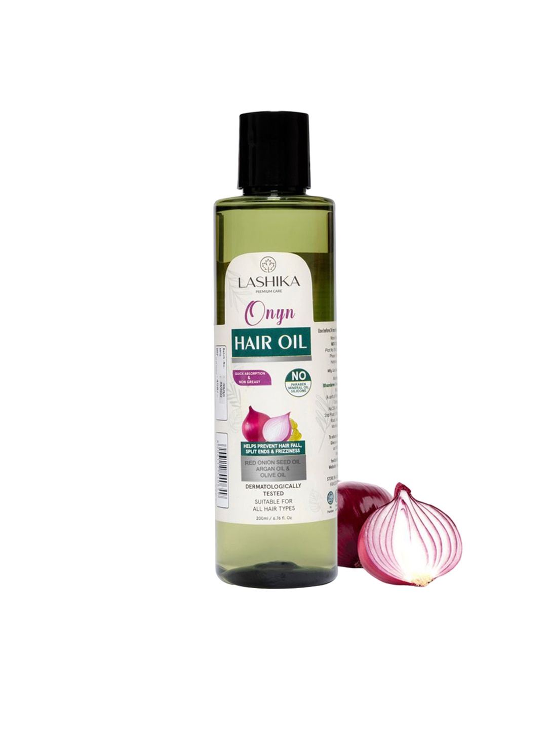 

LASHIKA Onyn Hair Oil For Hair Loss - 200ml, Nude