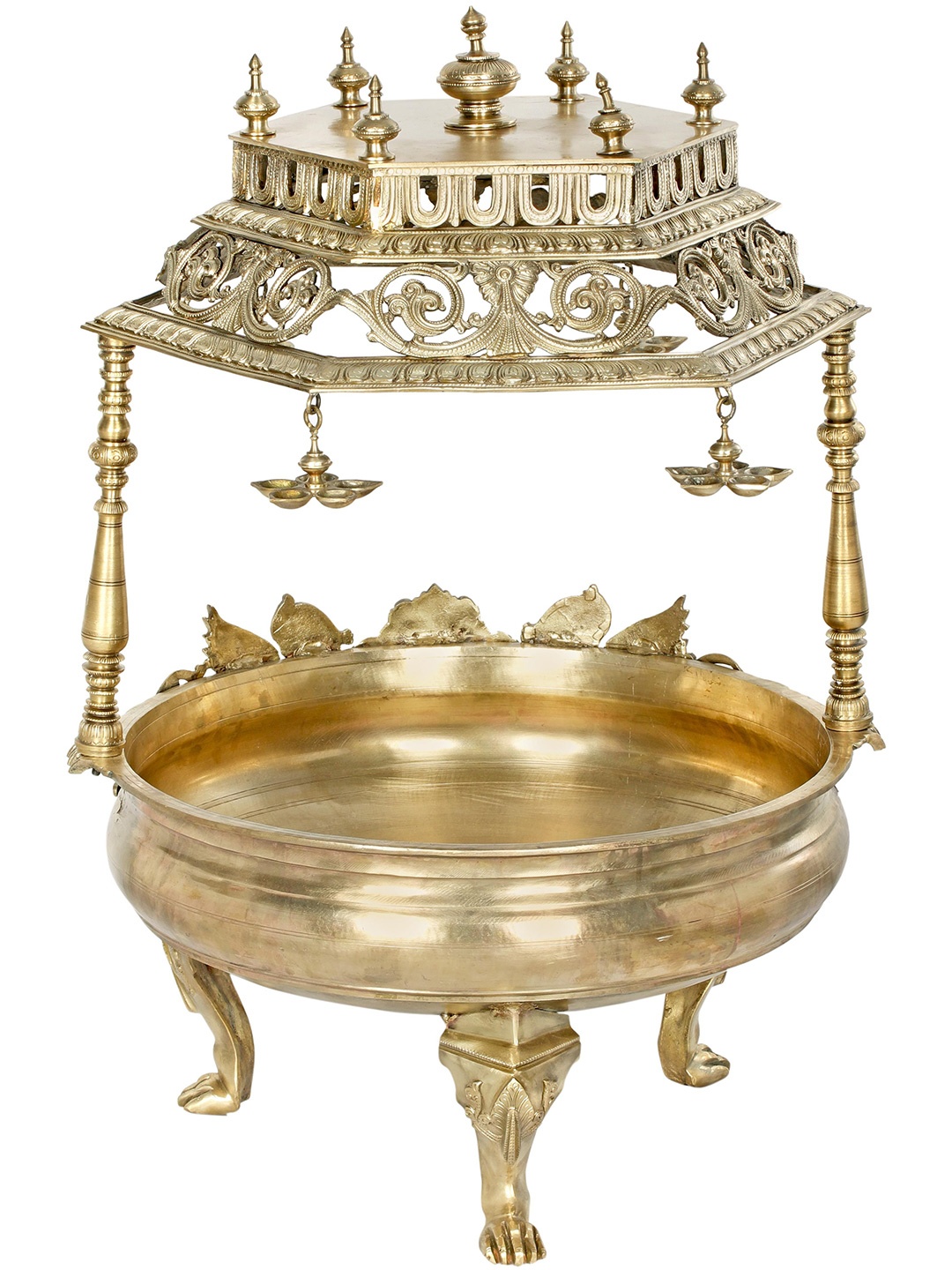 

Exotic India Bronze Ethnic Motifs Urli
