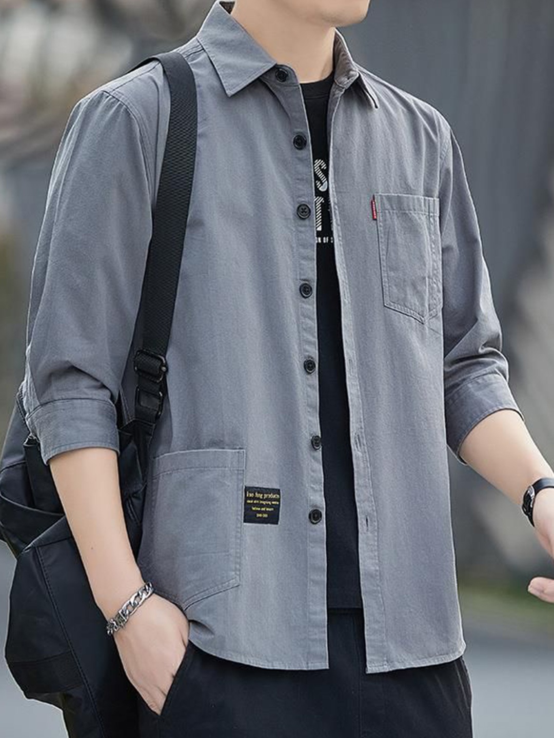

StyleCast Men Opaque Striped Casual Shirt, Blue