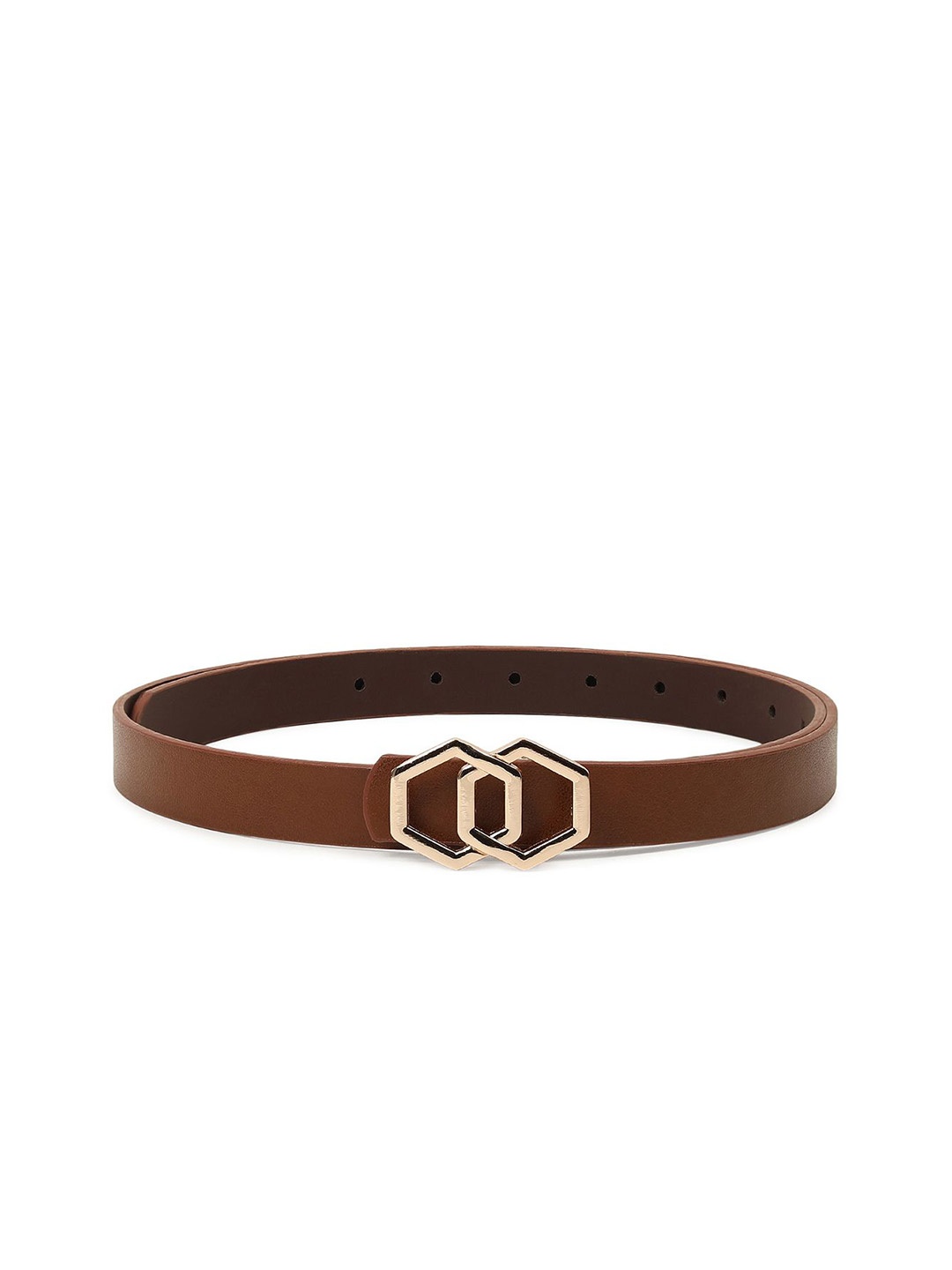

CRUSSET Women PU Formal Belt, Tan