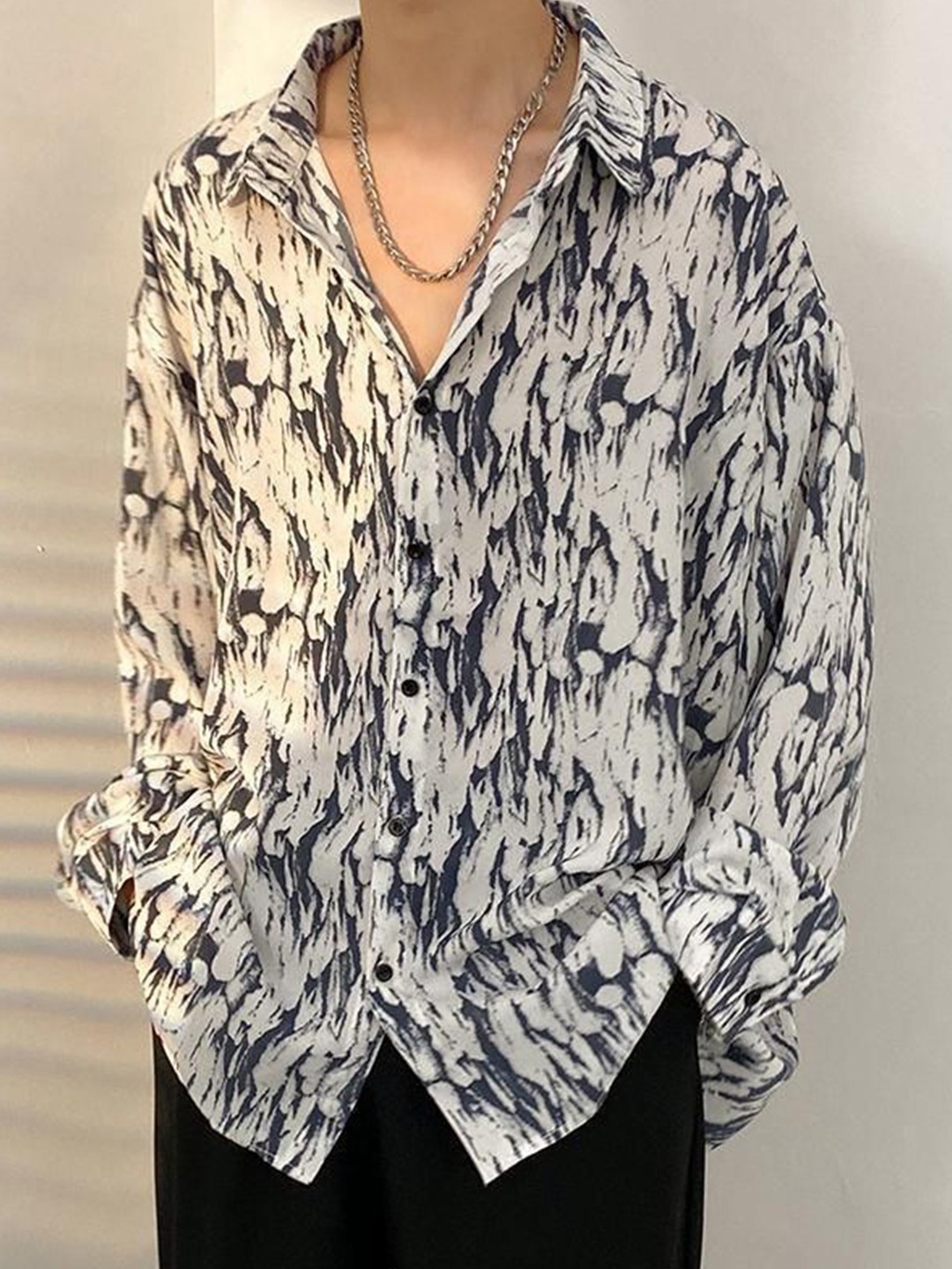 

StyleCast Men Animal Opaque Printed Casual Shirt, White