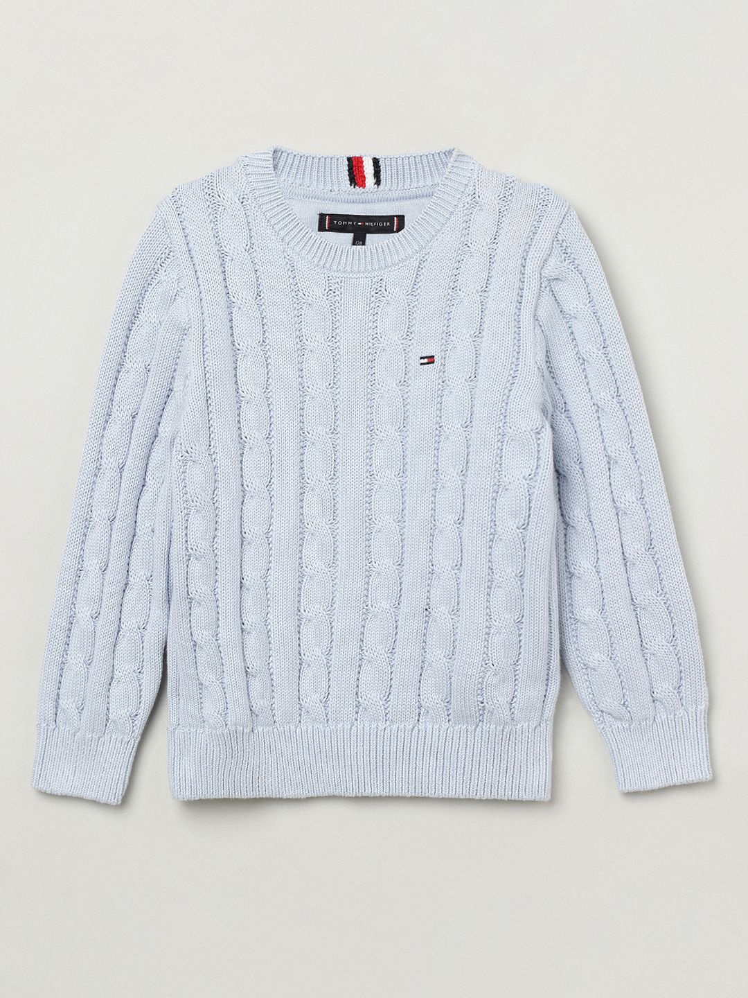 

Tommy Hilfiger Boys Cable Knit Pullover, Blue